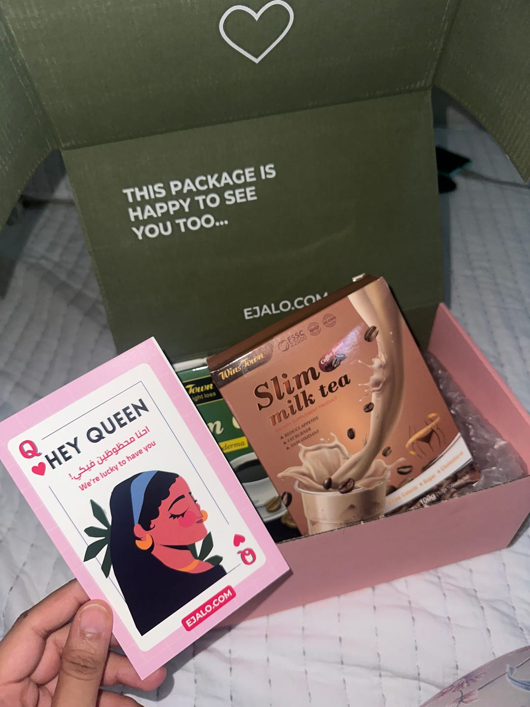 Customer photo review of Slim green coffee - 18 sachets