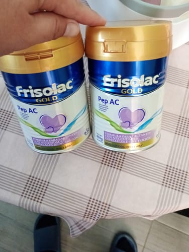 Customer photo review of Frisolac Gold Pep A C (0 A 12 Meses) Pack Con 800 Gr