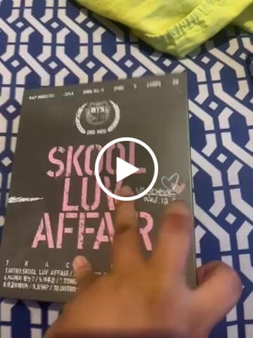 Customer video review of BTS - 2ND MINI ALBUM SKOOL LUV AFFAIR