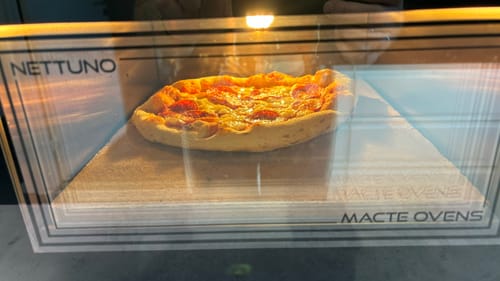 Customer photo review of Macte Ovens Nettuno | Forno elettrico per pizza e pane