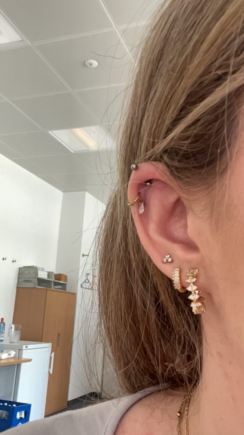 Customer photo review of Brili Ohrstecker | 925 Echtsilber