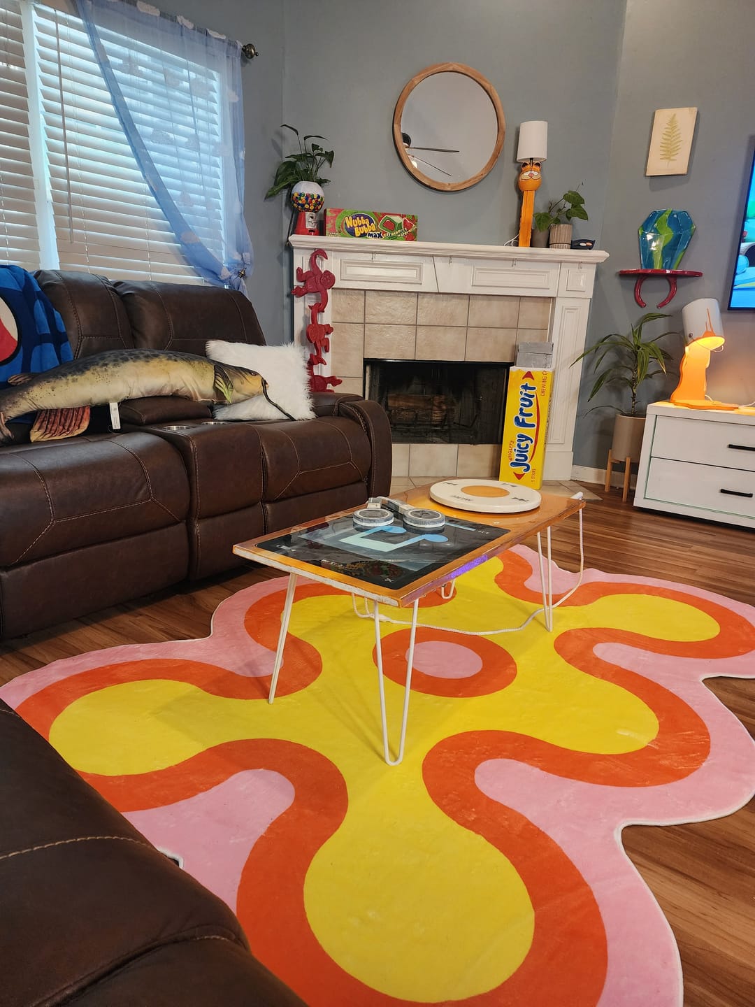 Customer photo review of Irregular Coral Design Rug by Johann Banta