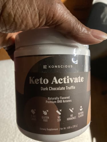 Customer photo review of Keto Activate Dark Chocolate Truffle