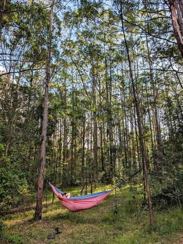 Customer photo review of Lightweight Double Hammock
