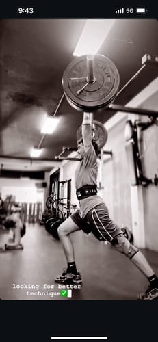 Customer photo review of Strength Belt