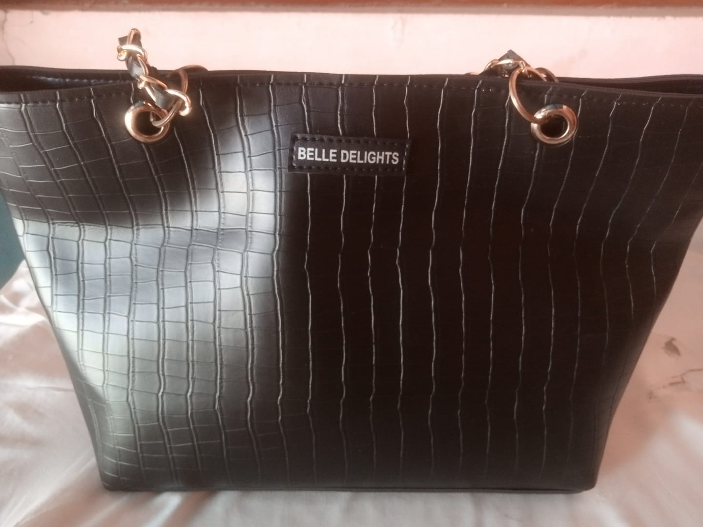 Customer photo review of Black New Wave Tote Bag ( Pre-order )