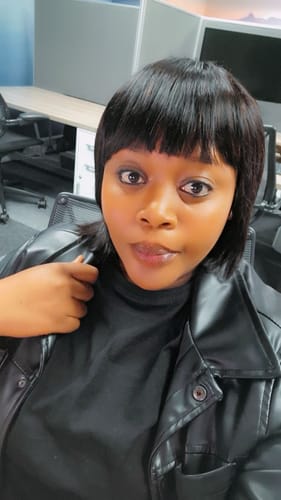 Customer photo review of NALEDI - Brazilian Fringe Bob
