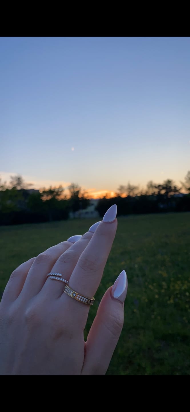 Customer photo review of Mayla Ring | 18K vergoldet