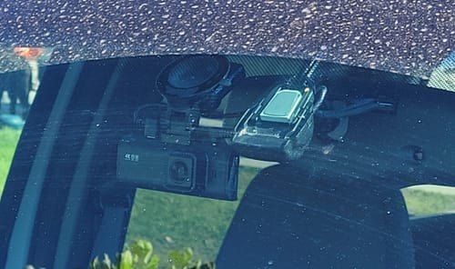 Customer photo review of F7NP 4K Front and Rear Dash Cam