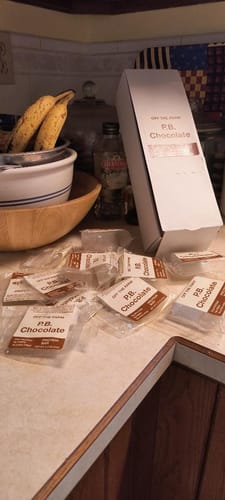 Customer photo review of Peanut Butter Chocolate Protein Bar - Box of 12