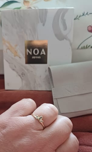 Customer photo review of ANILLO BERRY BAÑO DE ORO