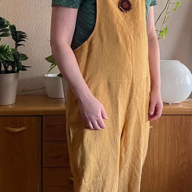 Customer photo review of Loose Linen Jumpsuit