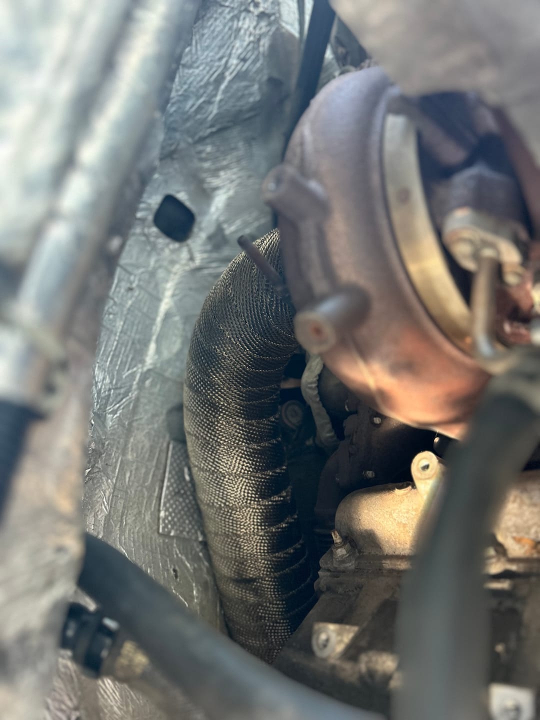 Customer photo review of 2017-2025 Duramax 3.5" Downpipe (L5P-EXH-A004)