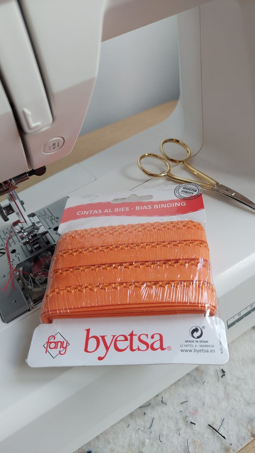 Customer photo review of Picot Edge Polycotton Bias Binding Tape - 5 metres