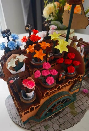 Customer photo review of Bloosom Cart 3d Wooden Puzzle