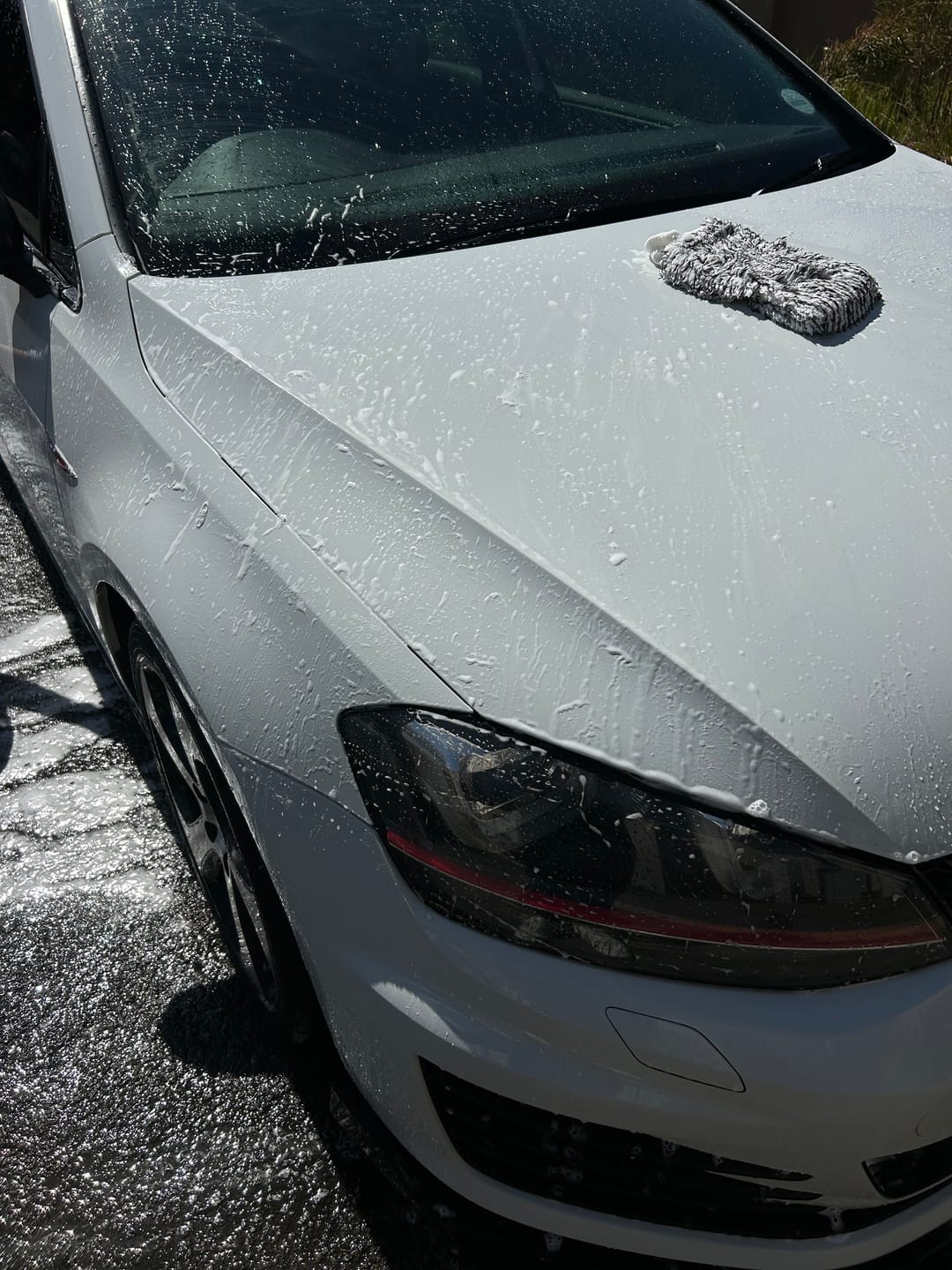 Customer photo review of Microfiber Wash Mitt
