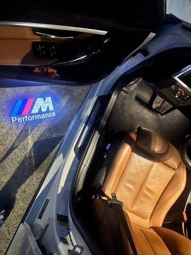 Customer photo review of BMW F SERIES DOOR LIGHTS