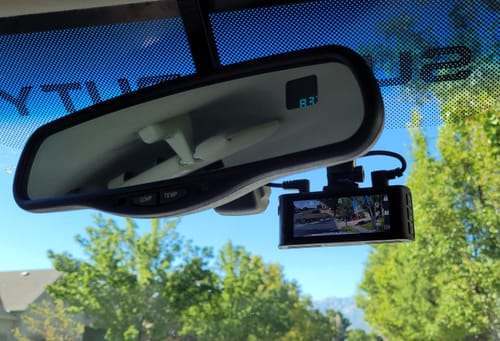 Customer photo review of F7NP 4K Front and Rear Dash Cam