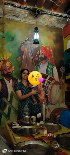 Customer photo review of Bottle Green Printed Maxi