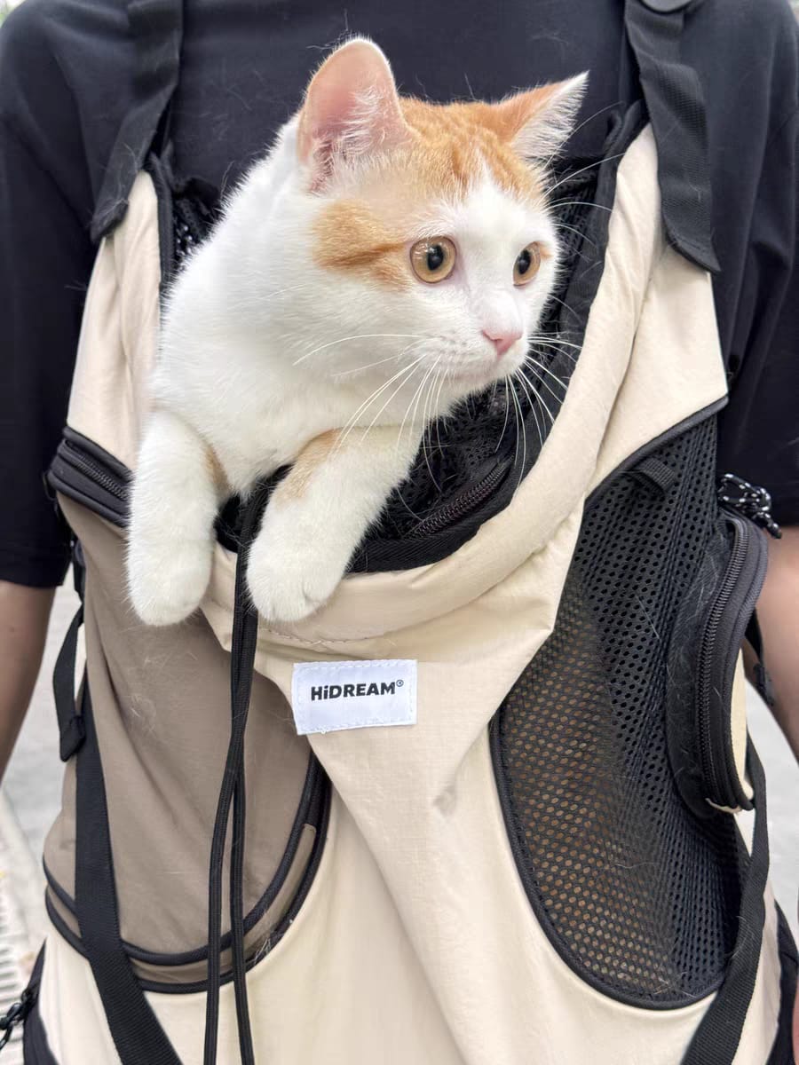 Customer photo review of Comfortable Labor-saving Front Pet Carrier