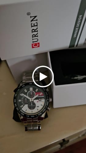 Customer video review of Curren Bucarest® orologio uomo acciaio
