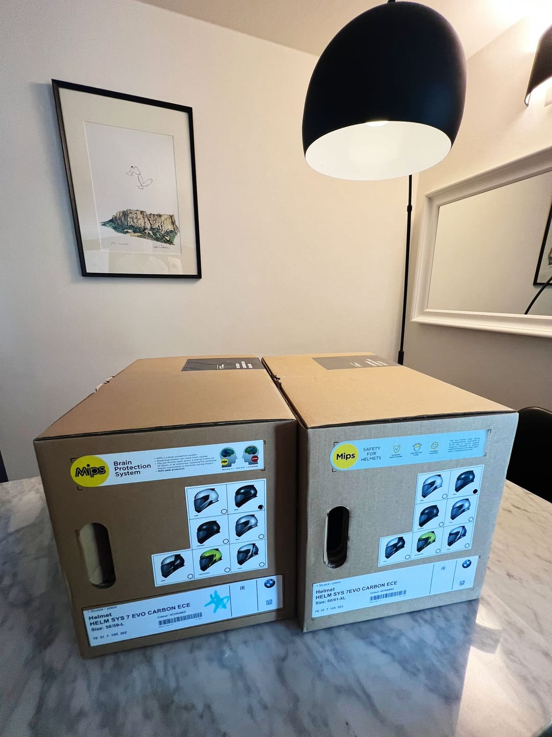 Customer photo review of Casco System 7 EVO CARBON Black 2022
