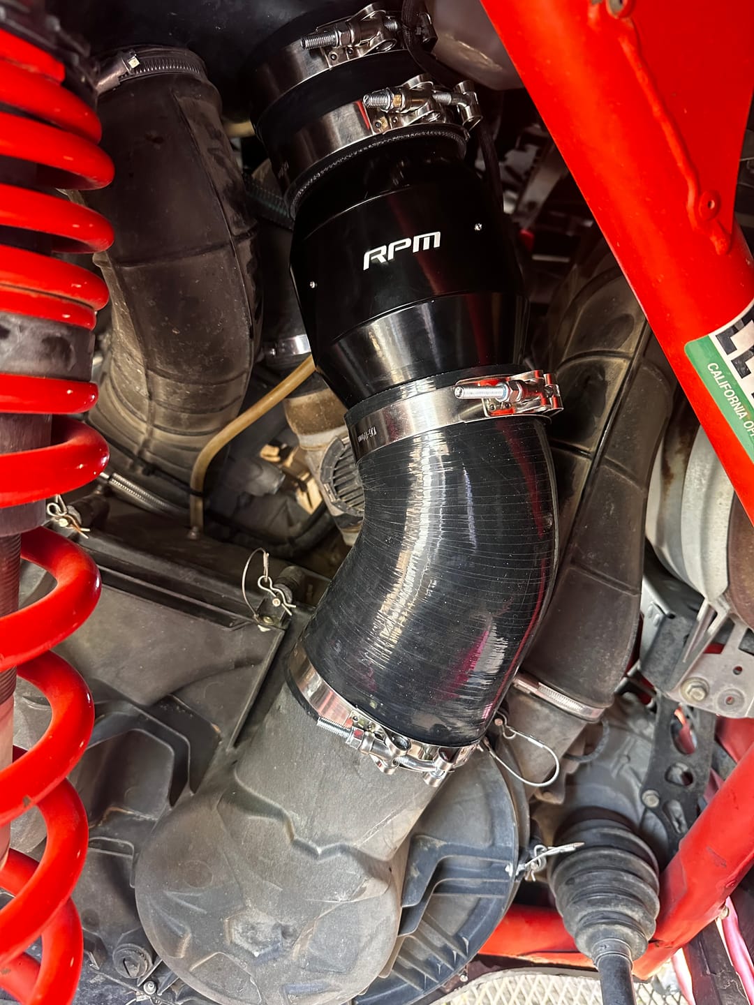 Customer photo review of RPM Can-Am Maverick X3 "ECF" Electric Clutch Blower Fan Kit - Lower Clutch / Belt Temperature