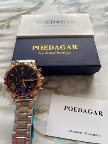 Customer photo review of Elegance® 968 Luxury High Quality Watch for Man Waterproof Luminous Chronograph Date Men Watch Stainless Steel Quartz Men's Watches