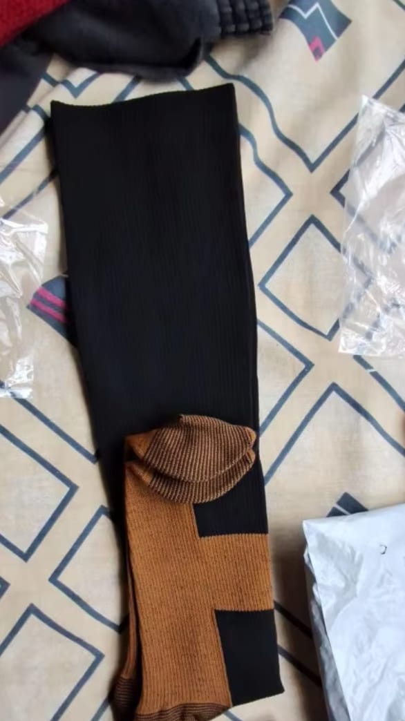 Customer photo review of Armadilo Performance Compression Socks