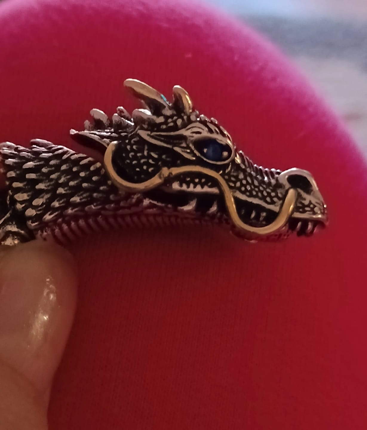 Customer photo review of Traditional Dragon Bracelet