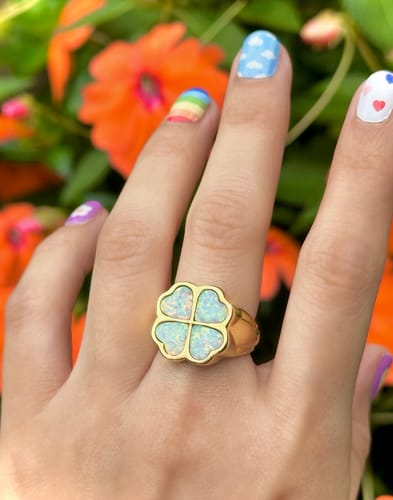 Customer photo review of Irish Charm Gold
