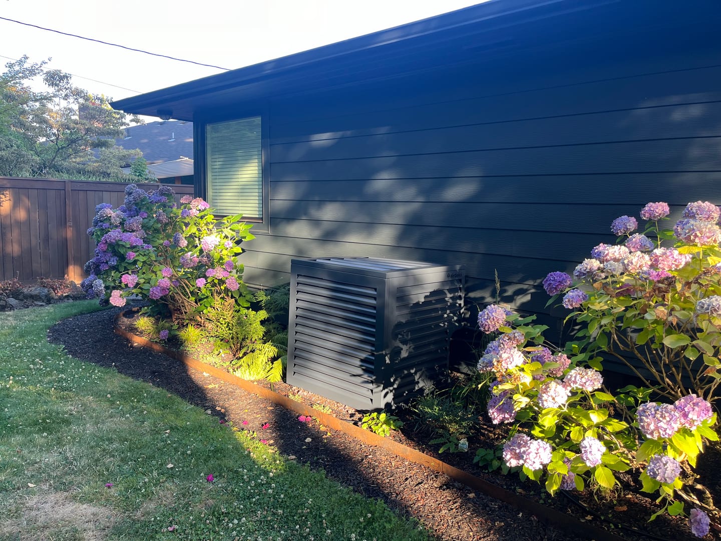 Customer photo review of Back Panel for Central AC Cover - Black