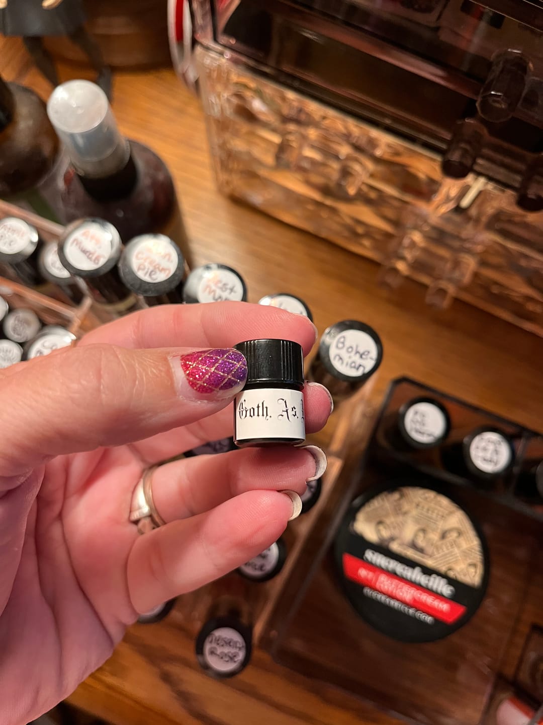 Customer photo review of Goth. As. Fuck.