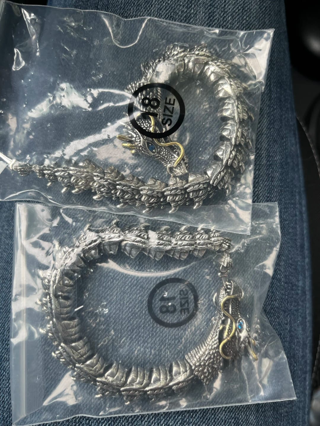Customer photo review of Traditional Dragon Bracelet