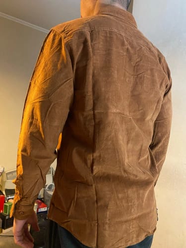 Customer photo review of BATTISTILO VELOSO: PURE COTTON CORDUROY ESSENTIAL SHIRT
