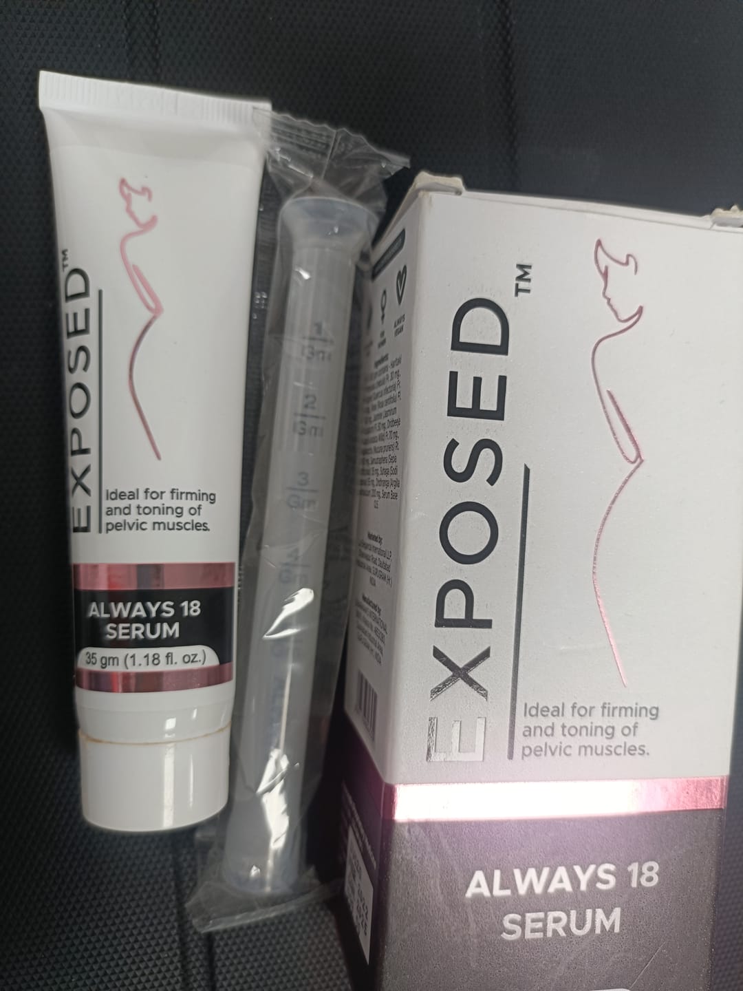Customer photo review of Always 18 Serum | V-tightening Gel for Women - 35 gm