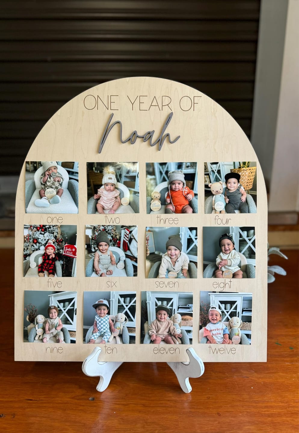 Customer photo review of One Year Of Photo Board