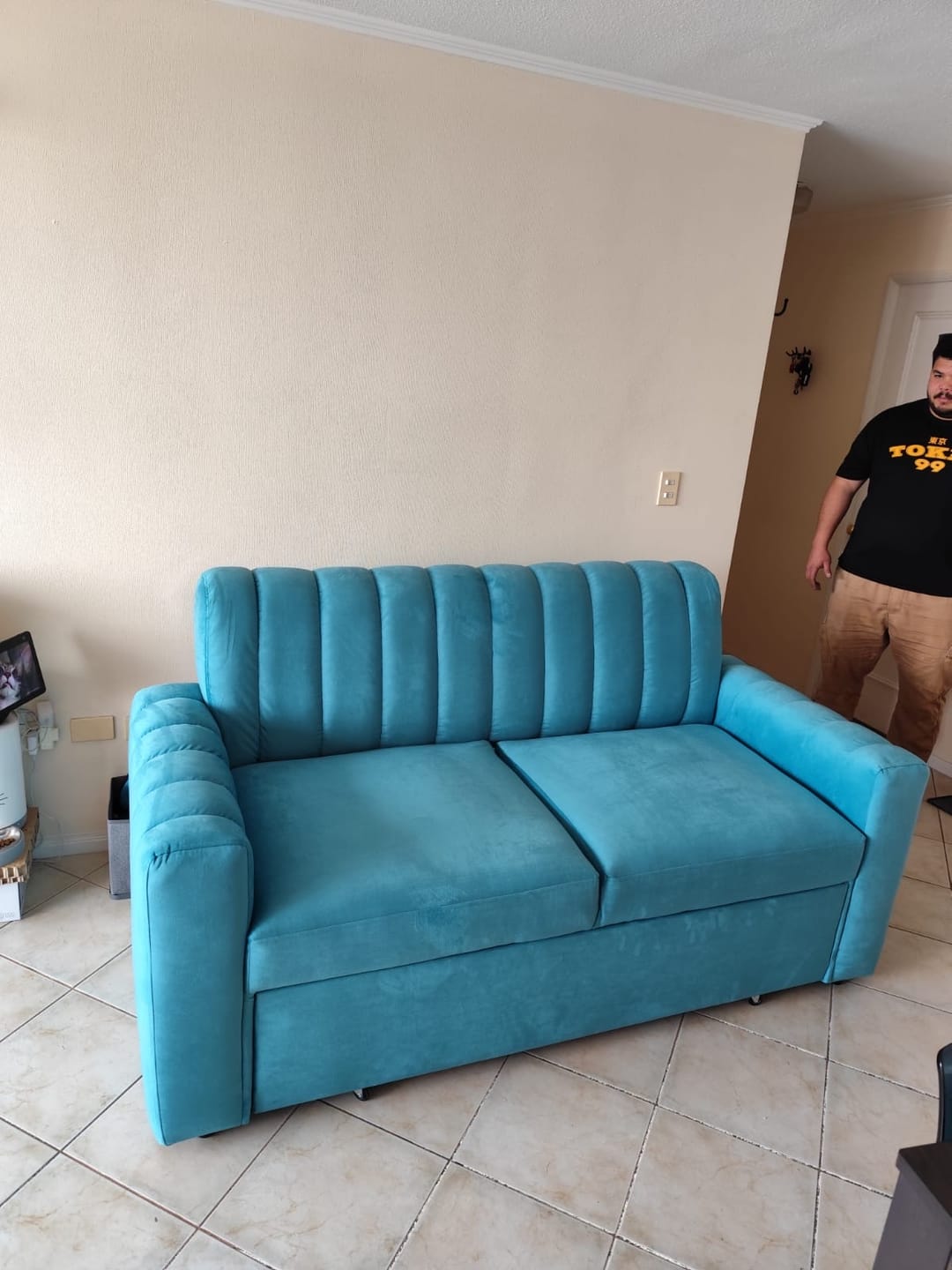 Customer photo review of Sofá cama Nantes