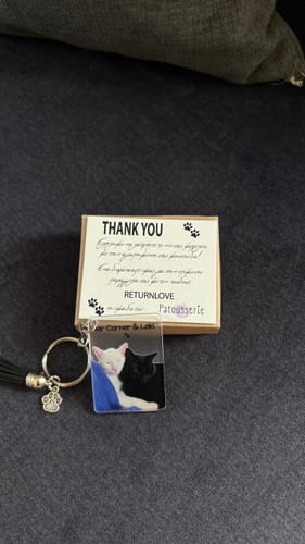 Customer photo review of Μπρελόκ με το Δικό σας Κατοικίδιο