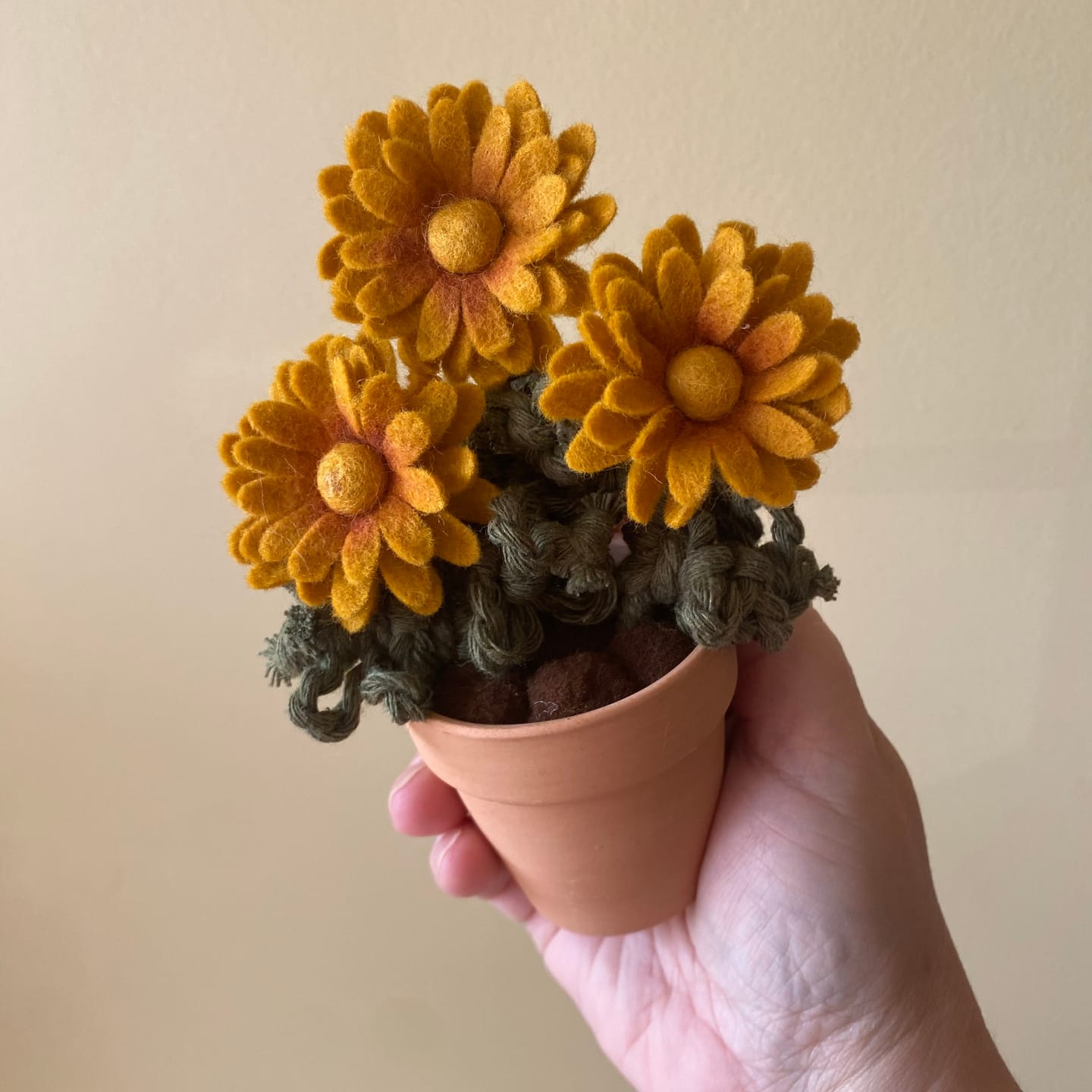 Customer photo review of Premium Wool Blend Craft Felt By Yard