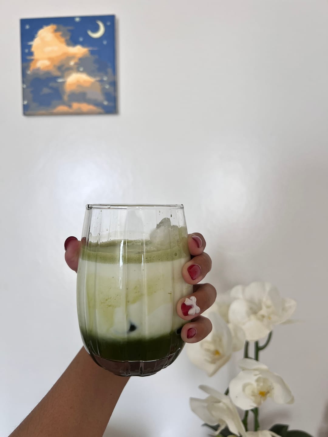 Customer photo review of Unsweetened Matcha Latte