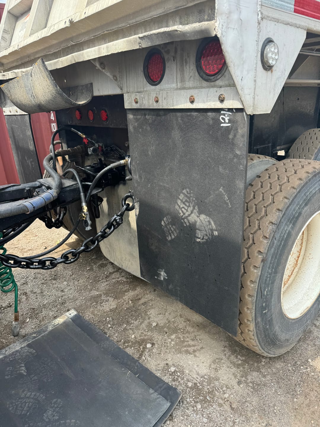 Customer photo review of Precut Cowmat Mudflaps (Choose Size 1/2" or 3/4")