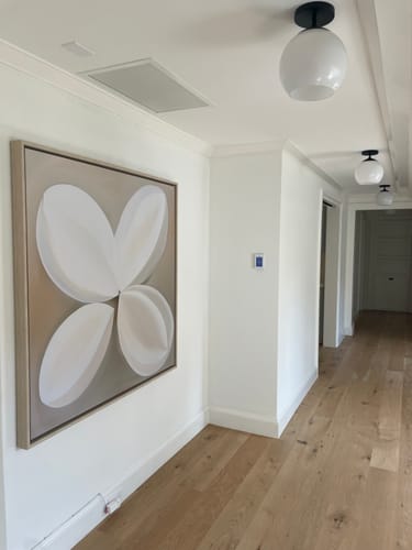 Customer photo review of Clover Harmony Abstract Canvas Art