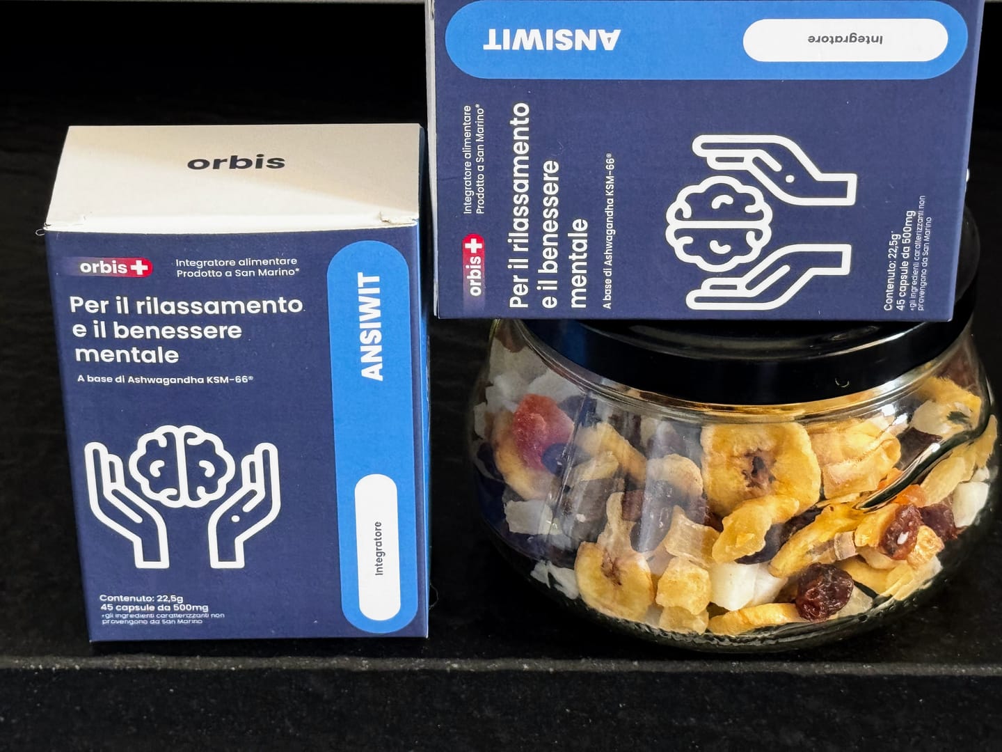 Kundrecension med bilder av ANSIWIT – Ashwagandha KSM66®, magnolia, jujube (45 kapslar)