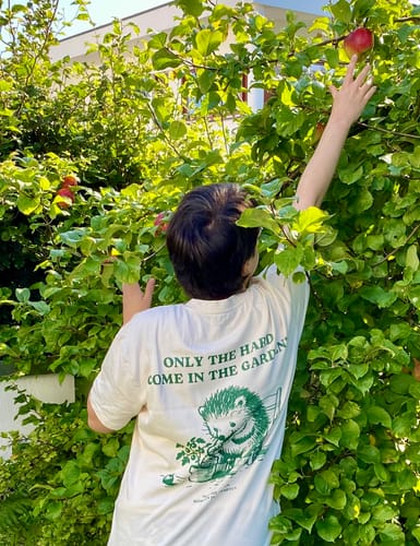 Customer photo review of ONLY THE HARD COME IN THE GARDEN | Oversize T-Shirt