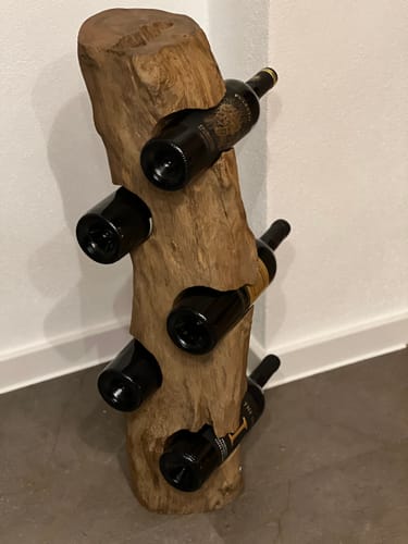 Customer photo review of KENYON Weinregal Weinständer 5 Flaschen