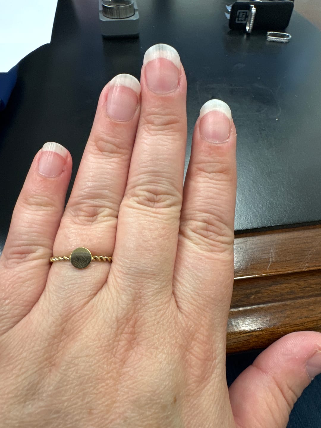 Customer photo review of Minimal Round Ring