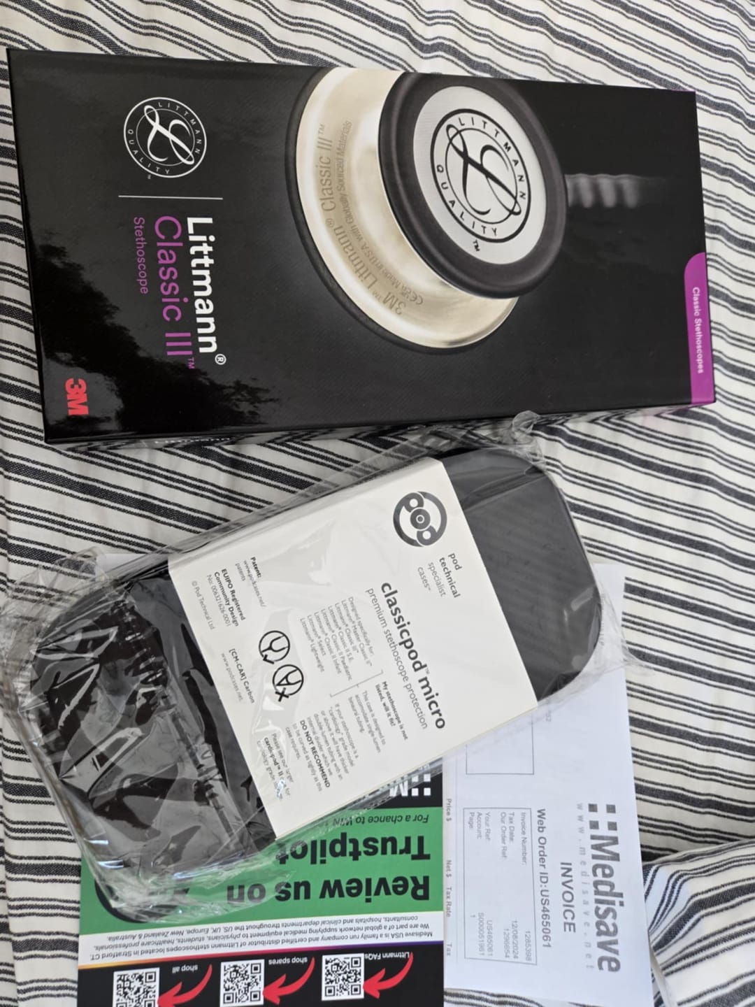 Customer photo review of Pod Technical Classicpod Micro Stethoscope Case for Littmann Classic Stethoscopes - All Black