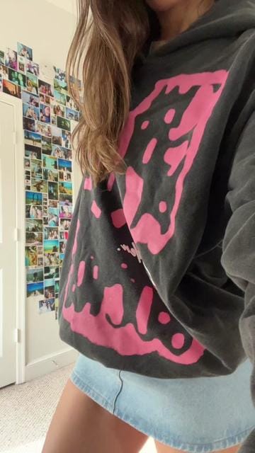 Customer photo review of Aelfric Eden Oversized Abstraction Graphic Hoodie