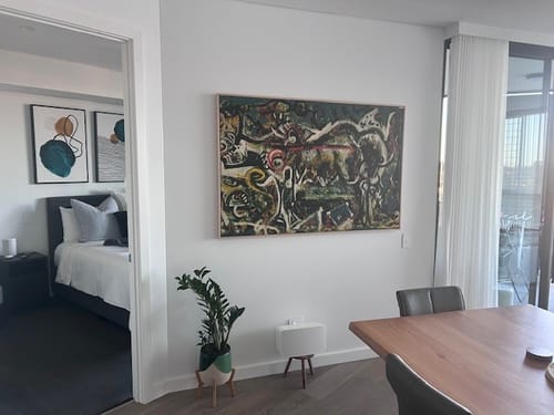 Customer photo review of The She-Wolf, 1943 by Jackson Pollock